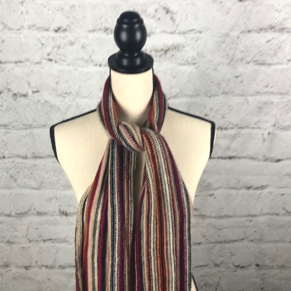 NWT Alpaca Multicolored Scarf 🧣 Sz OZ - Picture 2 of 7